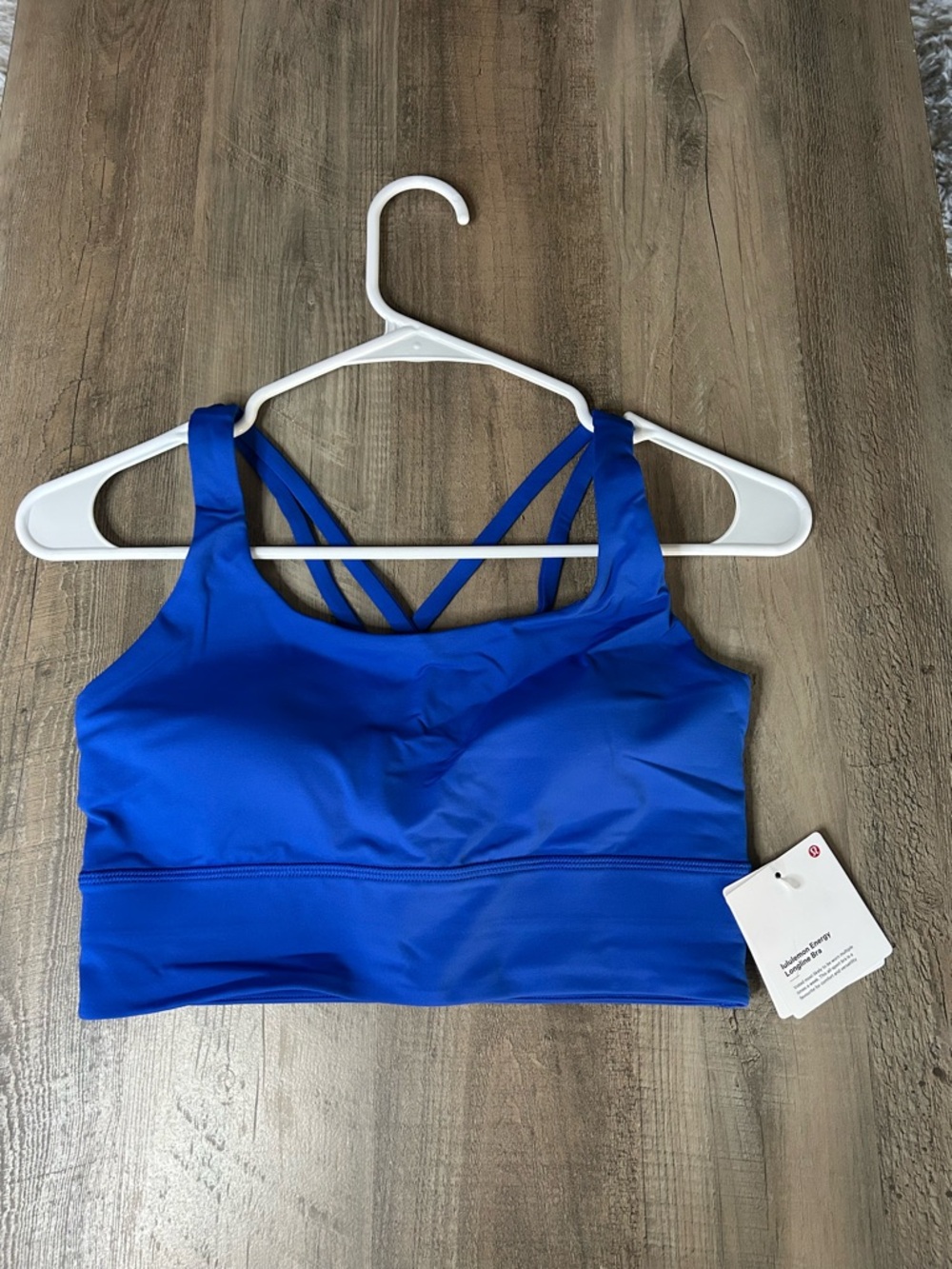 💎💙 RARE NWT Lululemon Longline Energy Bra Sz 6 *Galactic Cobalt*